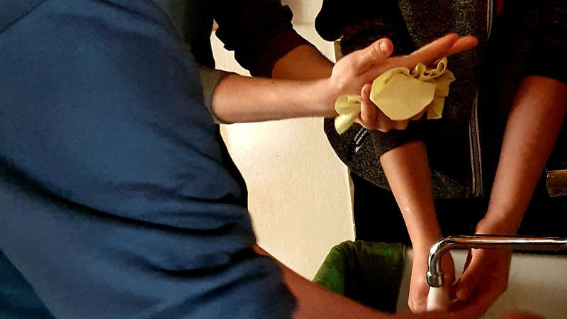 Foto zum Pressebericht: Ein Wettlauf mit der Zeit - Coronavirus: Die letzten Stunden vor der Schulschließung